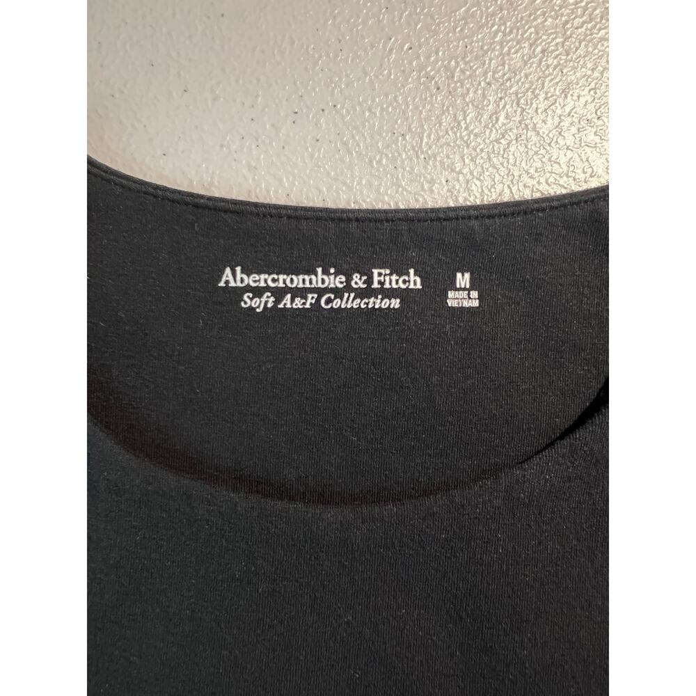 Abercrombie and Fitch Bodysuit Soft A&F Long Sleeve Black Capsule Normcore Basic - Picture 6 of 7